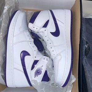 Vintage 1985 Air Jordan 1 Grand Purple Metallic